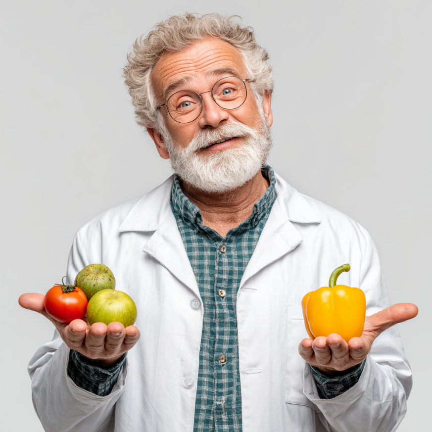 Persoană în vârstă pregătind o masă sănătoasă